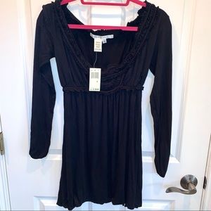 Women’s SZ S MAX STUDIO Black off shoulder Dress